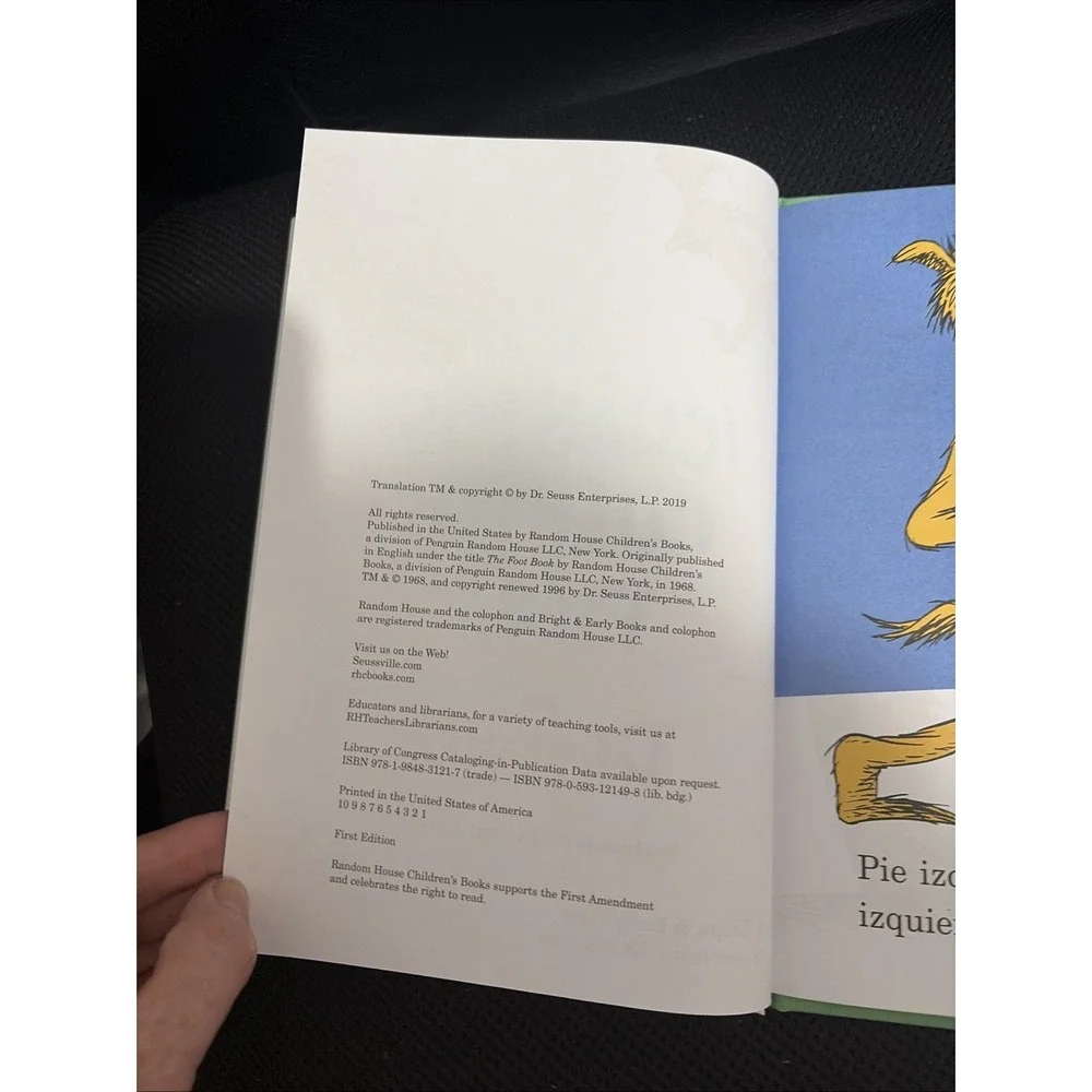 Dr. Seuss Cuantos Cuantos Pies Spanish Edition Hardcover Book Childrens Classic